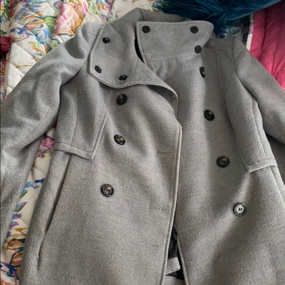 A grey coat!